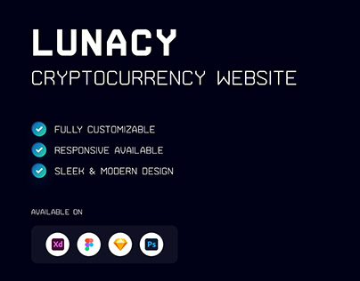 Lunacy - Landing Page
