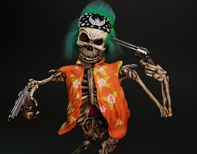 Project thumbnail - Thug Skeleton (3D Model)