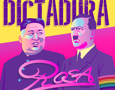 Diseño Portada Podcast "DICTADURA ROSA"
