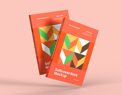 Softcover Book Mockup - 12 views