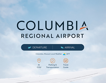 Columbia Regional Airport Website & Signage Design