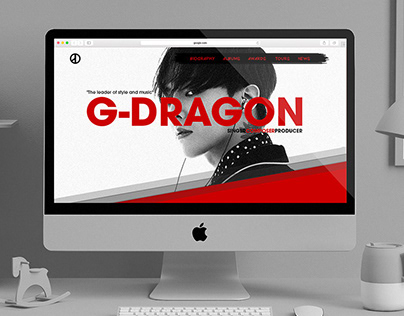G-Dragon Web Parallax