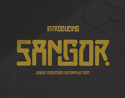 Sangor Vintage Font