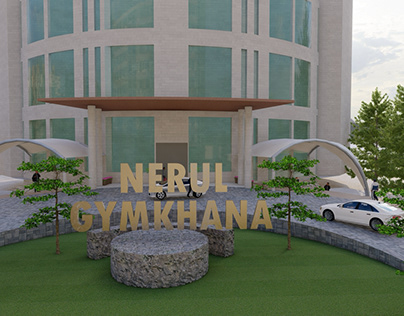 Entrance design - Nerul Gymkhana
