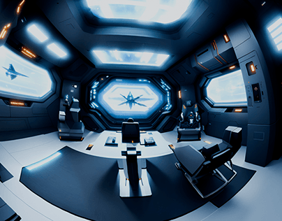 Inside of a Sci-Fi Spaceship