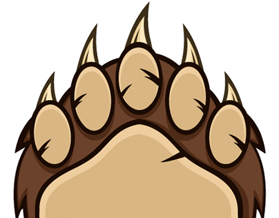 Bear Paw With Claws