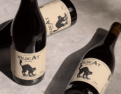WILDCAT | Wine label design