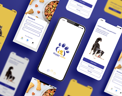 Happy Paws | UX/UI App for pets