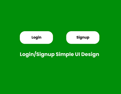 Login page Simple UI Design