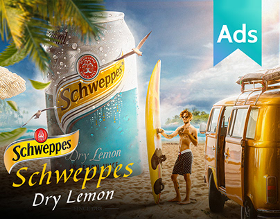 Schweppes Dry Lemon Photo Manipulation