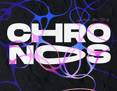Typography gradient CHRONOS