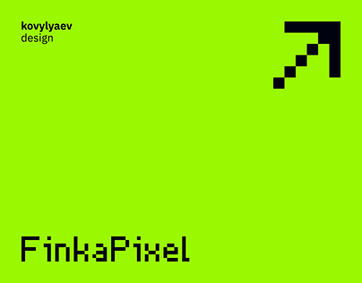 FinkaPixel - digital typeface