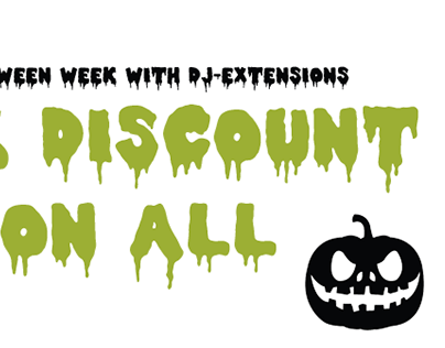 Halloween promotion from DJ-Extensions!