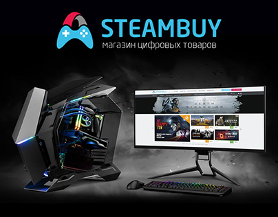 Дизайн интернет-магазина лицензионных игр SteamBuy