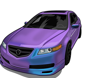 Acura Tl car vector