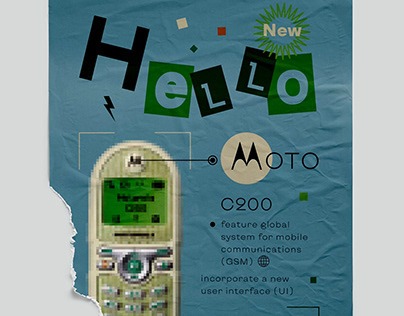 Animated Poster "Hello Moto"