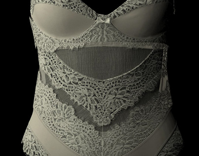 Private project of lace lingerie