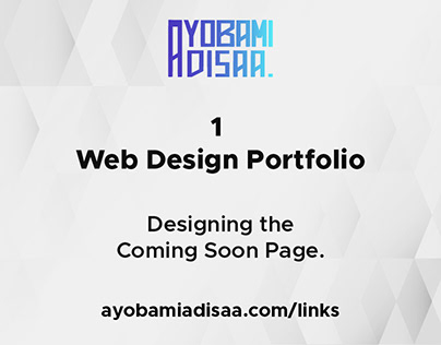 Web Design Portfolio - Coming Soon