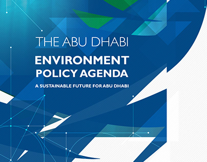 Abu Dhabi Environment Policy Agenda Print Design