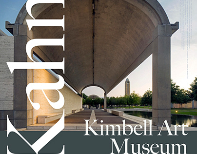 Louis Kahn, Kimbell Art Museum Poster