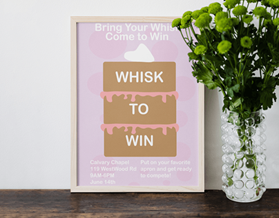 WHISK TO WIN Baking Off Poster/Social Media Posts