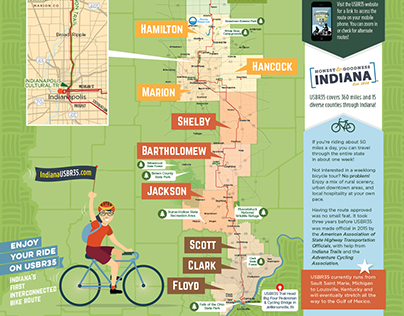 Bike Route Trail Map - Tourism