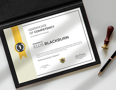 Flexible and Editable Certificate Design Template