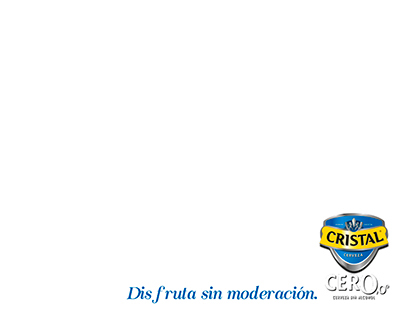 Cristal Cero · Disfruta sin moderación