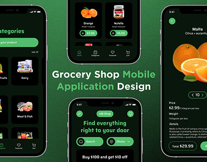 Grocery Shop Mobile Application
