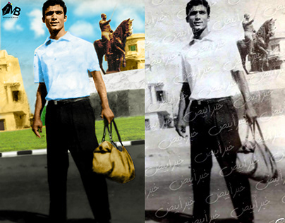 Restoration of very rare images by actor Ahmed Zaki