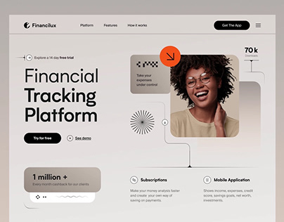 Financial Tracking Platform Website