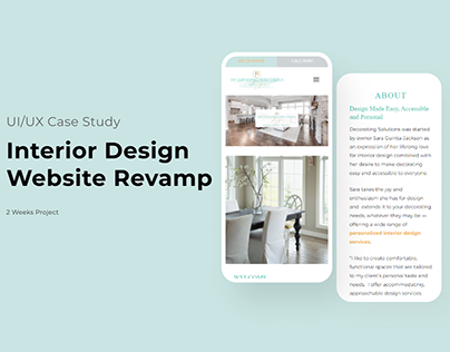 Interior Design Website Revamp