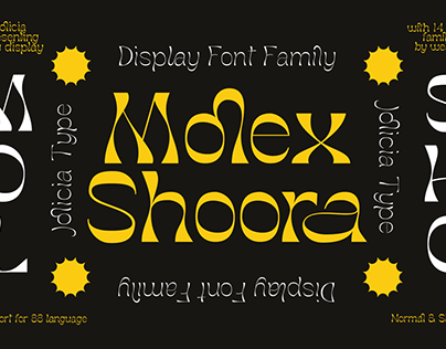Molex Shoora Light - Free Retro Reverse Contrast Font