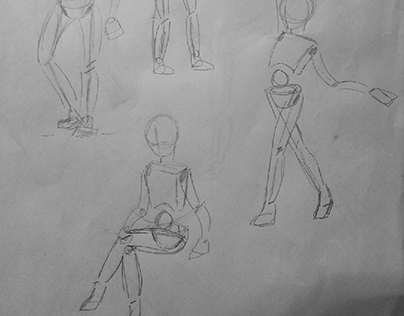 Clase 1- 10 Bocetos de figura humana