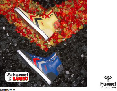 hummel x Haribo fashion footwear promotion AW12
