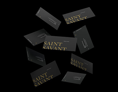 Saint Savant Design Studio Business Cards