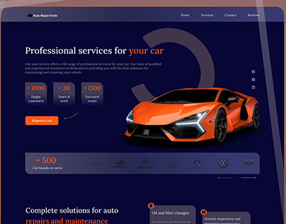 AutoService - Web Design