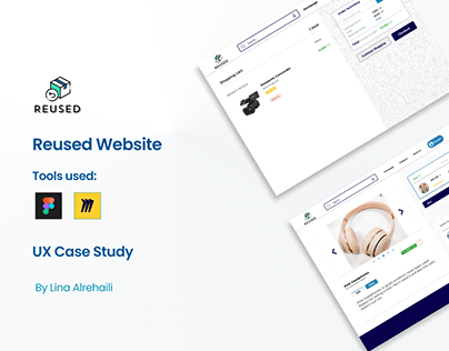 Project thumbnail - Reused Website UI/UX Case Study