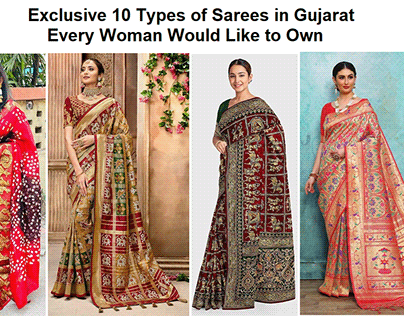 Exclusive 10 Types of Sarees in Gujarat - Woman Like