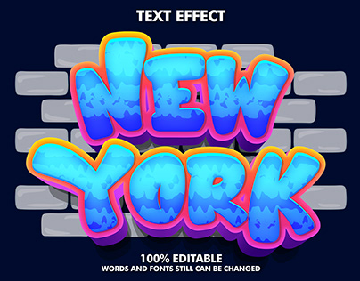 Street art / Editable Graffiti text effects (AI)