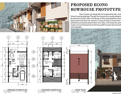 Proposed Econo Row House Prototype