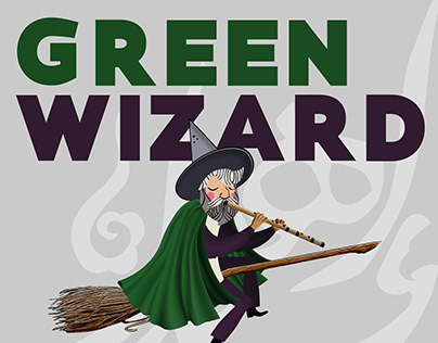 Green Wizard by Vahoora