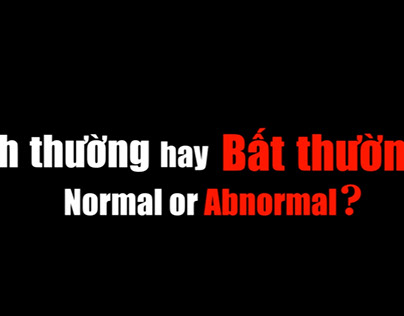 Normal or Abnormal