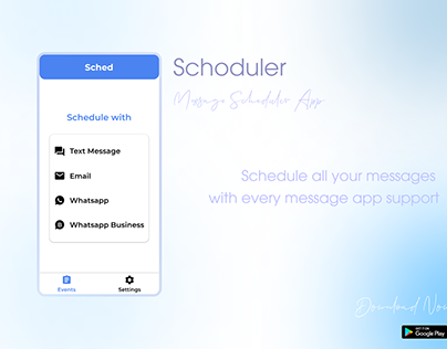 Schoduler - Message scheduler app