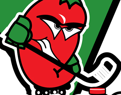 Jumping Jalapenos Hockey Team Logo