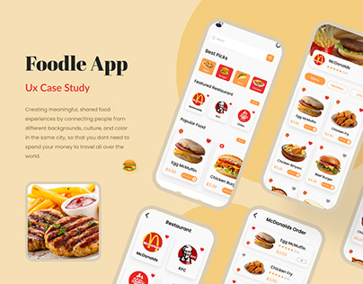 UX Case Study - Food Delivery App Design