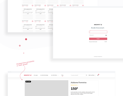 Medipet • E-commerce Wireframe | UI/UX Design