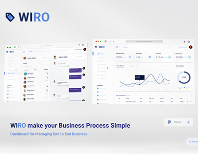 WIRO - Dashboard for making business simple