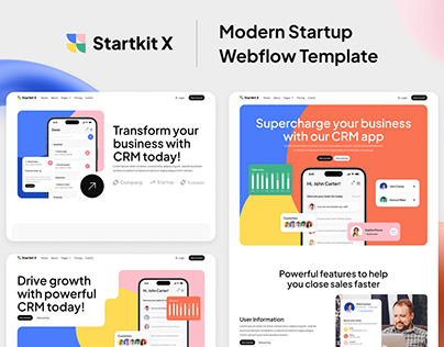 Startkit X - Startup Webflow Template