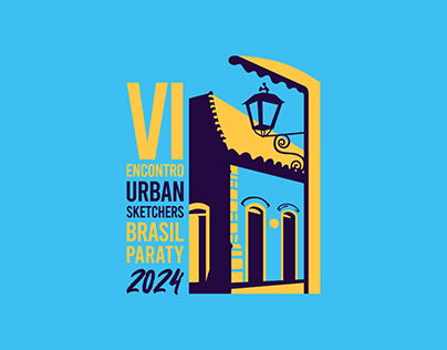 Logo do VI Encontro Nacional Urban Sketchers